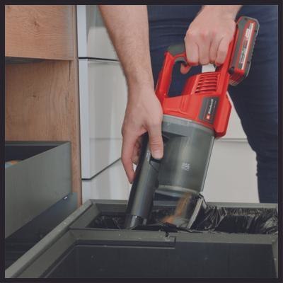 Einhell TE-SV 18 Li-Solo 2-in-1 stick vacuum Bateria Suchy Bez worka Czarny, Czerwony Einhell TE-SV 18 Li-Solo 2-in-1 stick vacuum Bateria Suchy Bez worka Czarny, Czerwony