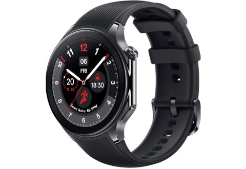 OnePlus Watch 2 3,63 cm (1.43") AMOLED Cyfrowy 466 x 466 px Ekran dotykowy Czarny Wi-Fi GPS