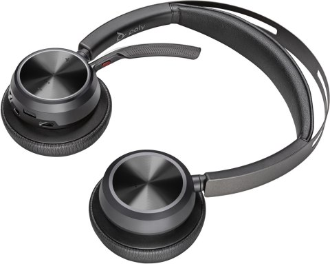 POLY Voyager Focus 2 Microsoft Teams Certified USB-A Headset Przewodowy i Bezprzewodowy Opaska na głowę Biuro/centrum telefonicz