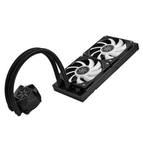 SilverStone VIDA 240 SLIM, kompletne chłodzenie wodne, czarny - 240mm SilverStone VIDA 240 SLIM, kompletne chłodzenie wodne, czarny - 240mm