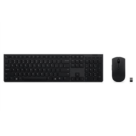 Lenovo 4X31K03968 klawiatura Dołączona myszka Biuro RF Wireless + Bluetooth US English Szary Lenovo 4X31K03968 klawiatura Dołączona myszka Biuro RF Wireless + Bluetooth US English Szary