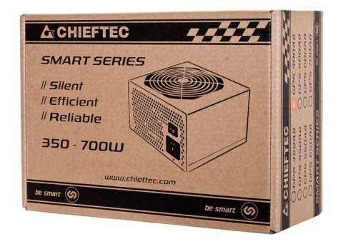 Chieftec Smart GPS-500A8 moduł zasilaczy 500 W 20+4 pin ATX ATX Czarny