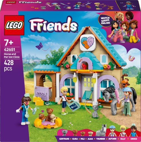 LEGO 42651 FRIENDS - Koń i lecznica dla zwierząt LEGO 42651 FRIENDS - Koń i lecznica dla zwierząt