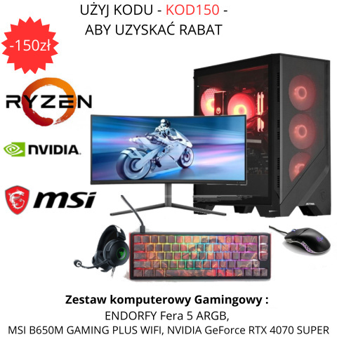 Zestaw Komputerowy Gamingowy