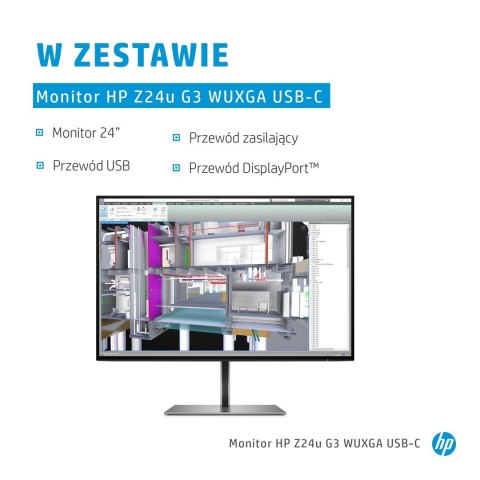 HP Z24u G3 - LED monitor - 24"