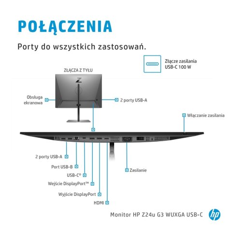 HP Z24u G3 - LED monitor - 24"