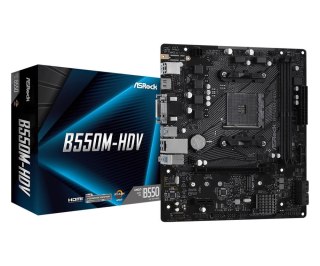 Płyta Główna ASROCK AMD B550 SAM4 MATX/B550M-HDV