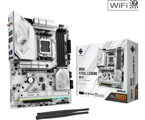 Płyta Główna ASROCK AMD B850 SAM5 ATX/B850 STEEL LEGEND WIFI