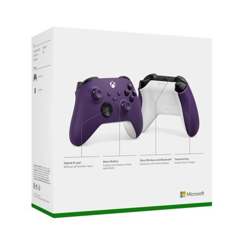 Microsoft QAU-00069 kontroler gier Fioletowy Bluetooth/USB Gamepad Analogowa/Cyfrowa Android, PC, Xbox Series S, Xbox Series X, 