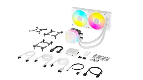 CORSAIR iCUE LINK TITAN 240 RX RGB White AIO, 240mm Radiator, Liquid CPU Cooler