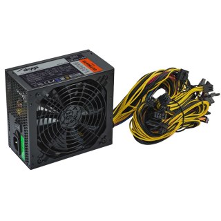 Akyga AK-U4-1250 moduł zasilaczy 1250 W 24-pin ATX ATX Czarny