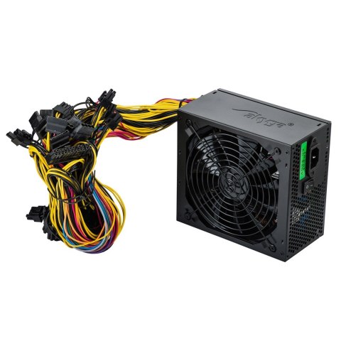 Akyga AK-U4-1250 moduł zasilaczy 1250 W 24-pin ATX ATX Czarny