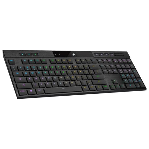 Corsair K100 RGB AIR klawiatura Gaming USB + RF Wireless + Bluetooth QWERTZ Niemiecki Czarny Corsair K100 RGB AIR klawiatura Gaming USB + RF Wireless + Bluetooth QWERTZ Niemiecki Czarny