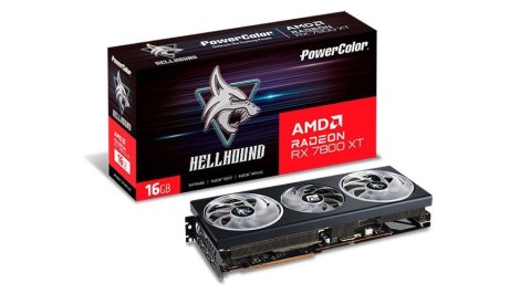 Karta graficzna PowerColor Radeon RX 7800 XT Hellhound 16GB OC GDDR6