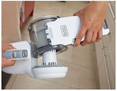 Black & Decker PV1820L odkurzacz przenośny Chrom Bez worka Black & Decker PV1820L odkurzacz przenośny Chrom Bez worka