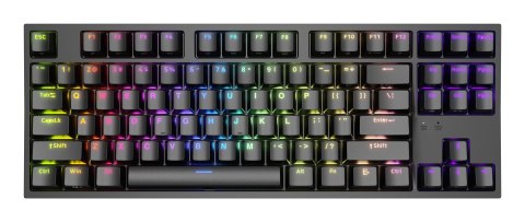KLAWIATURA DLA GRACZY GENESIS THOR 404 TKL US PODŚWIETLENIE RGB MECHANICZNA CZARNA KAILH BOX BROWN KLAWIATURA DLA GRACZY GENESIS THOR 404 TKL US PODŚWIETLENIE RGB MECHANICZNA CZARNA KAILH BOX BROWN