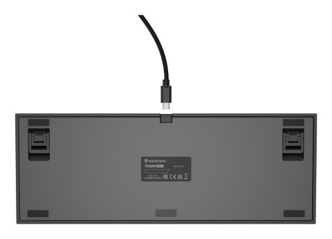 KLAWIATURA DLA GRACZY GENESIS THOR 404 TKL US PODŚWIETLENIE RGB MECHANICZNA CZARNA KAILH BOX BROWN KLAWIATURA DLA GRACZY GENESIS THOR 404 TKL US PODŚWIETLENIE RGB MECHANICZNA CZARNA KAILH BOX BROWN