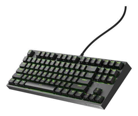 KLAWIATURA DLA GRACZY GENESIS THOR 404 TKL US PODŚWIETLENIE RGB MECHANICZNA CZARNA KAILH BOX BROWN KLAWIATURA DLA GRACZY GENESIS THOR 404 TKL US PODŚWIETLENIE RGB MECHANICZNA CZARNA KAILH BOX BROWN