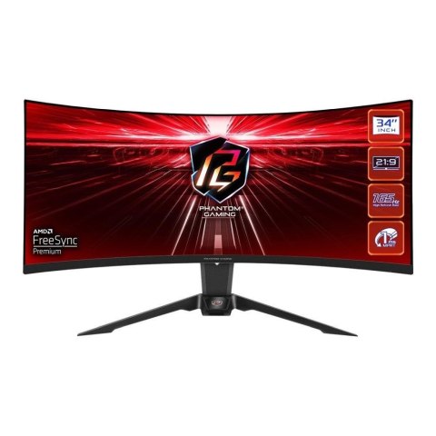 Monitor ASROCK 34" WQHD 165Hz PG34WQ15R2B Monitor ASROCK 34" WQHD 165Hz PG34WQ15R2B