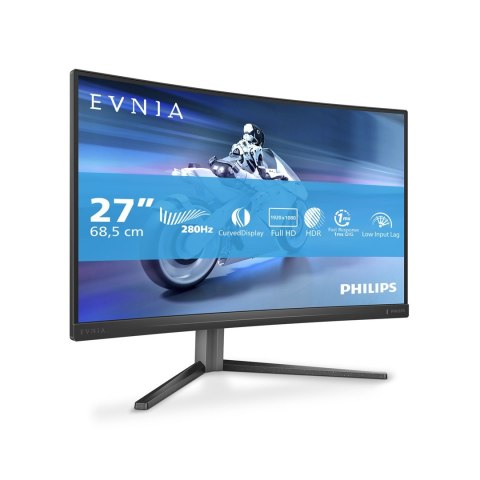 Philips Evnia 5000 27M2C5200W/00 monitor komputerowy 68,6 cm (27") 1920 x 1080 px Full HD LCD Czarny Philips Evnia 5000 27M2C5200W/00 monitor komputerowy 68,6 cm (27") 1920 x 1080 px Full HD LCD Czarny