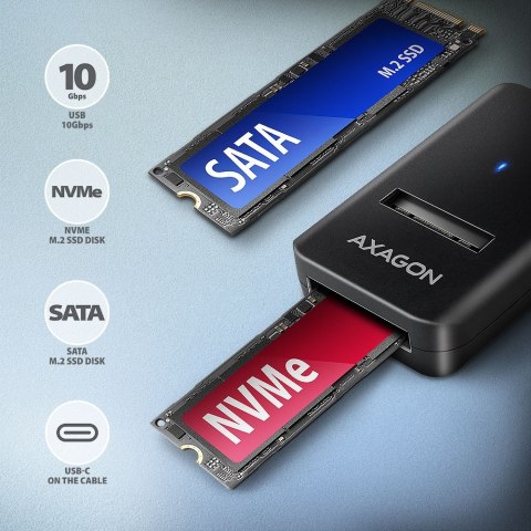 AXAGON ADM2-CM Adapter USB3.2 Gen 2 M.2 AXAGON ADM2-CM Adapter USB3.2 Gen 2 M.2