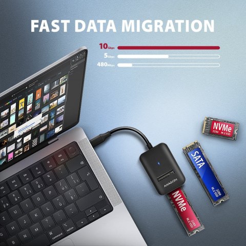 AXAGON ADM2-CM Adapter USB3.2 Gen 2 M.2 AXAGON ADM2-CM Adapter USB3.2 Gen 2 M.2