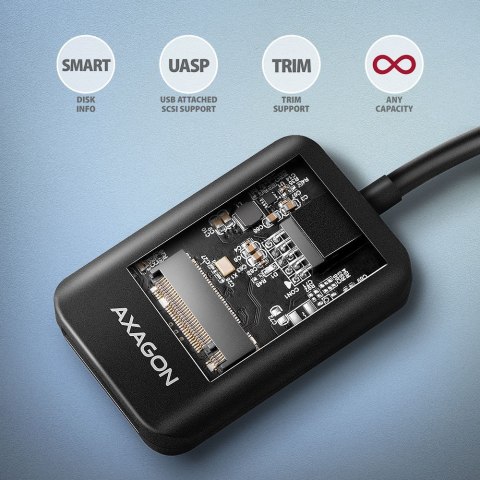 AXAGON ADM2-CM Adapter USB3.2 Gen 2 M.2 AXAGON ADM2-CM Adapter USB3.2 Gen 2 M.2