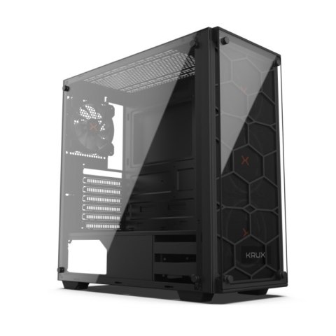 Krux LEDA ATX Wieża Czarny Krux LEDA ATX Wieża Czarny