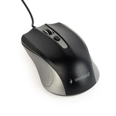 MOUSE USB OPTICAL GREY/BLACK/MUS-4B-01-GB GEMBIRD MOUSE USB OPTICAL GREY/BLACK/MUS-4B-01-GB GEMBIRD
