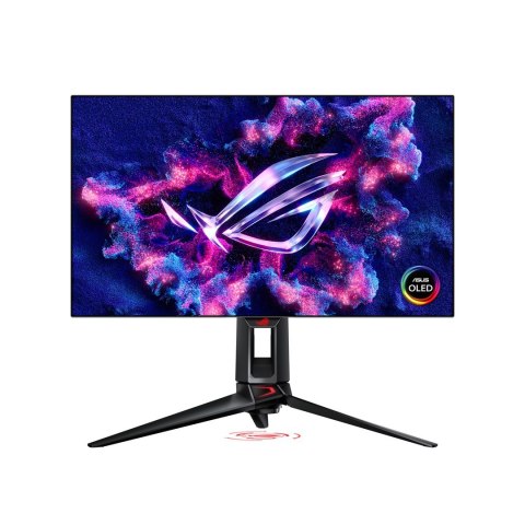 ASUS ROG Swift OLED PG27AQDP monitor komputerowy 67,3 cm (26.5") 2560 x 1440 px Quad HD Czarny ASUS ROG Swift OLED PG27AQDP monitor komputerowy 67,3 cm (26.5") 2560 x 1440 px Quad HD Czarny