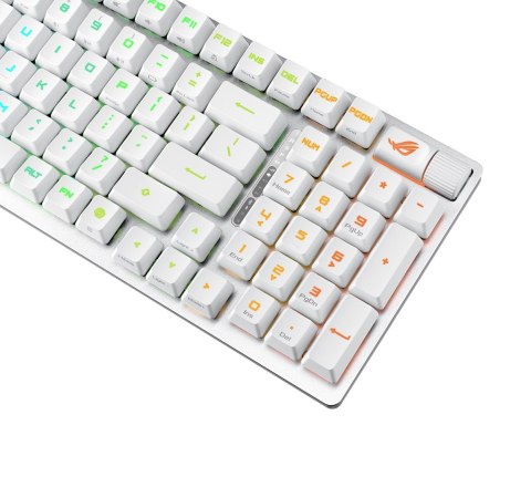 Klawiatura Asus ROG Strix Scope II 96 RX Wireless WHT Klawiatura Asus ROG Strix Scope II 96 RX Wireless WHT