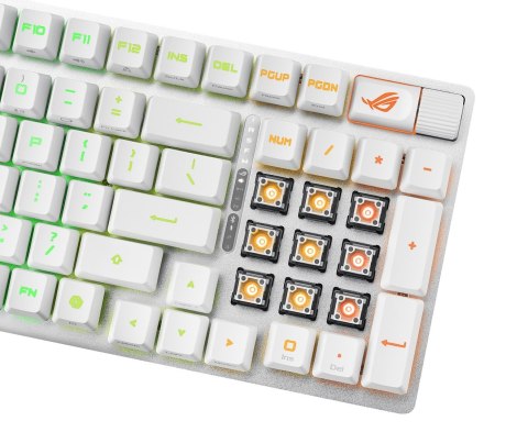 Klawiatura Asus ROG Strix Scope II 96 RX Wireless WHT Klawiatura Asus ROG Strix Scope II 96 RX Wireless WHT