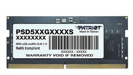 NB MEMORY 32GB DDR5-5600/PSD532G56002S PATRIOT NB MEMORY 32GB DDR5-5600/PSD532G56002S PATRIOT