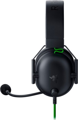 Razer Blackshark V2 X Zestaw słuchawkowy Przewodowa Opaska na głowę Gaming Czarny, Zielony