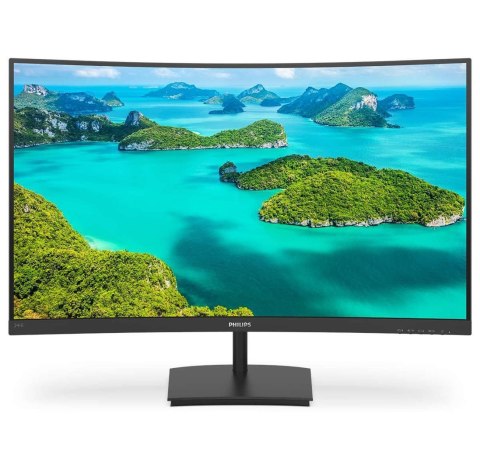 Philips E Line 241E1SC/00 LED display 59,9 cm (23.6") 1920 x 1080 px Full HD Czarny Philips E Line 241E1SC/00 LED display 59,9 cm (23.6") 1920 x 1080 px Full HD Czarny