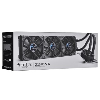 Fractal Design Celsius S36 Procesor Chłodnica cieczy all-in-one Czarny