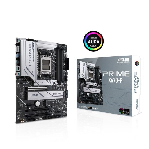 ASUS PRIME X670-P AMD X670 Gniazdo AM5 ATX ASUS PRIME X670-P AMD X670 Gniazdo AM5 ATX
