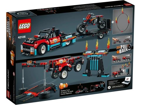 LEGO Technic 42106 - Furgonetka i motocykl kaskaderski LEGO Technic 42106 - Furgonetka i motocykl kaskaderski