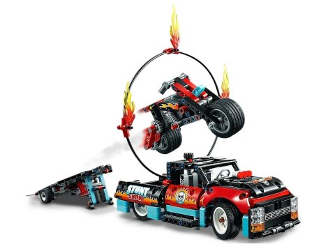 LEGO Technic 42106 - Furgonetka i motocykl kaskaderski LEGO Technic 42106 - Furgonetka i motocykl kaskaderski