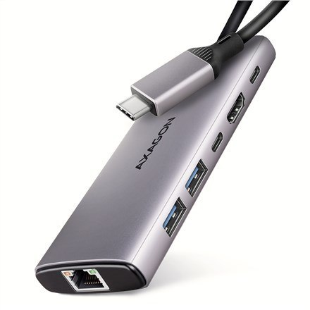 Axagon HMC-6G2L stacja dokująca Przewodowa USB 3.2 Gen 2 (3.1 Gen 2) Type-C Aluminium Axagon HMC-6G2L stacja dokująca Przewodowa USB 3.2 Gen 2 (3.1 Gen 2) Type-C Aluminium