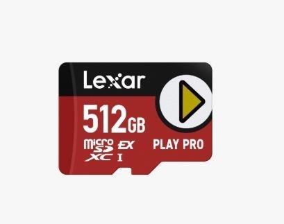 MEMORY MICRO SDXC 512GB UHS-I/PLAY LMSXPS0512G-BNNNG LEXAR MEMORY MICRO SDXC 512GB UHS-I/PLAY LMSXPS0512G-BNNNG LEXAR