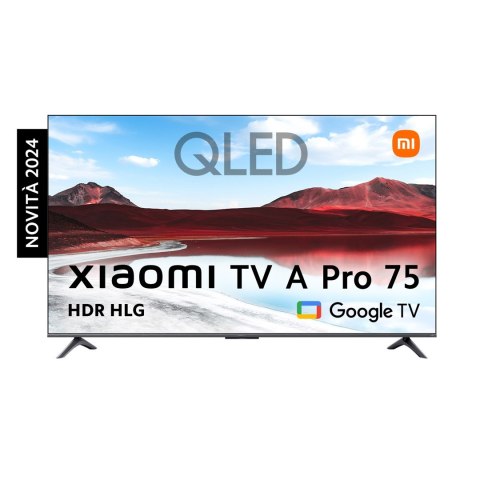 Xiaomi TV A Pro 75'' 190,5 cm (75") 4K Ultra HD Smart TV Wi-Fi Szary, Tytan Xiaomi TV A Pro 75'' 190,5 cm (75") 4K Ultra HD Smart TV Wi-Fi Szary, Tytan