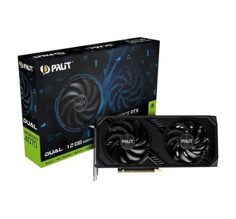 Palit GeForce RTX 4070 Dual NVIDIA 12 GB GDDR6 Palit GeForce RTX 4070 Dual NVIDIA 12 GB GDDR6