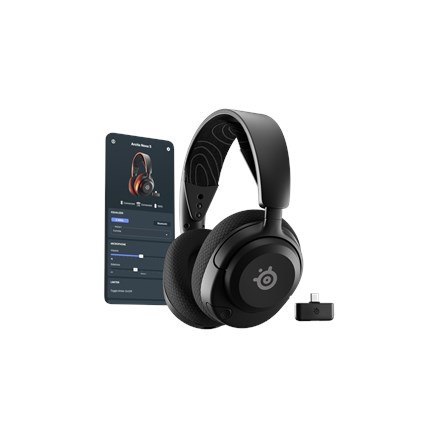 Seria SteelSeries | Zestaw słuchawkowy do gier | Arctis Nova 5 | Łączność Bluetooth | Nauszne | Mikrofon | Redukcja szumów | Łąc Seria SteelSeries | Zestaw słuchawkowy do gier | Arctis Nova 5 | Łączność Bluetooth | Nauszne | Mikrofon | Redukcja szumów | Łąc