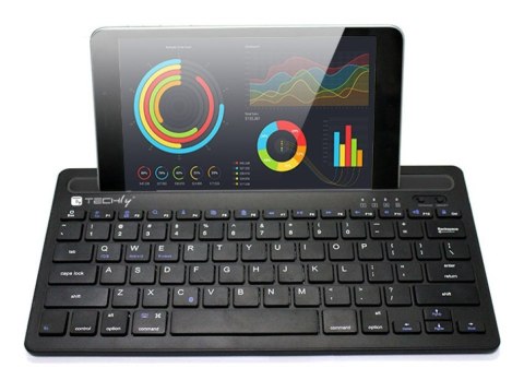 Techly ICTBK102U klawiatura Uniwersalne Bluetooth QWERTY Angielski Czarny
