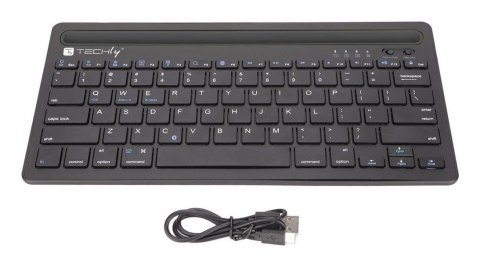 Techly ICTBK102U klawiatura Uniwersalne Bluetooth QWERTY Angielski Czarny