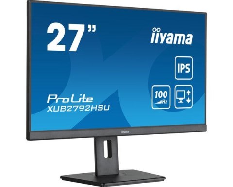 Monitor iiyama XUB2792HSU-B6 27IN FHD IPS BUSI/1920X1080 100HZ 0.4MS 250CD Monitor iiyama XUB2792HSU-B6 27IN FHD IPS BUSI/1920X1080 100HZ 0.4MS 250CD