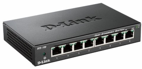 D-Link DES-108 Czarny D-Link DES-108 Czarny