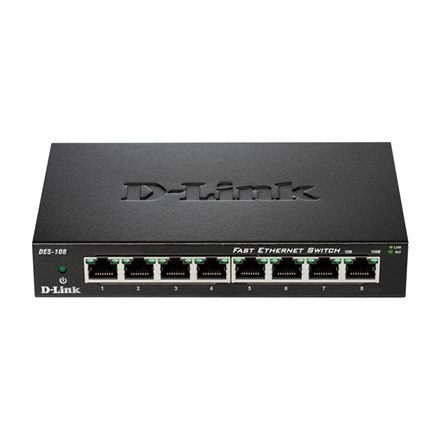 D-Link DES-108 Czarny D-Link DES-108 Czarny