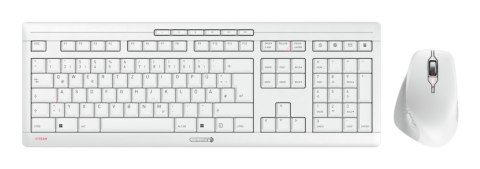 CHERRY JD-8550DE-0 klawiatura Dołączona myszka Dom/Biuro RF Wireless QWERTZ Niemiecki Biały CHERRY JD-8550DE-0 klawiatura Dołączona myszka Dom/Biuro RF Wireless QWERTZ Niemiecki Biały